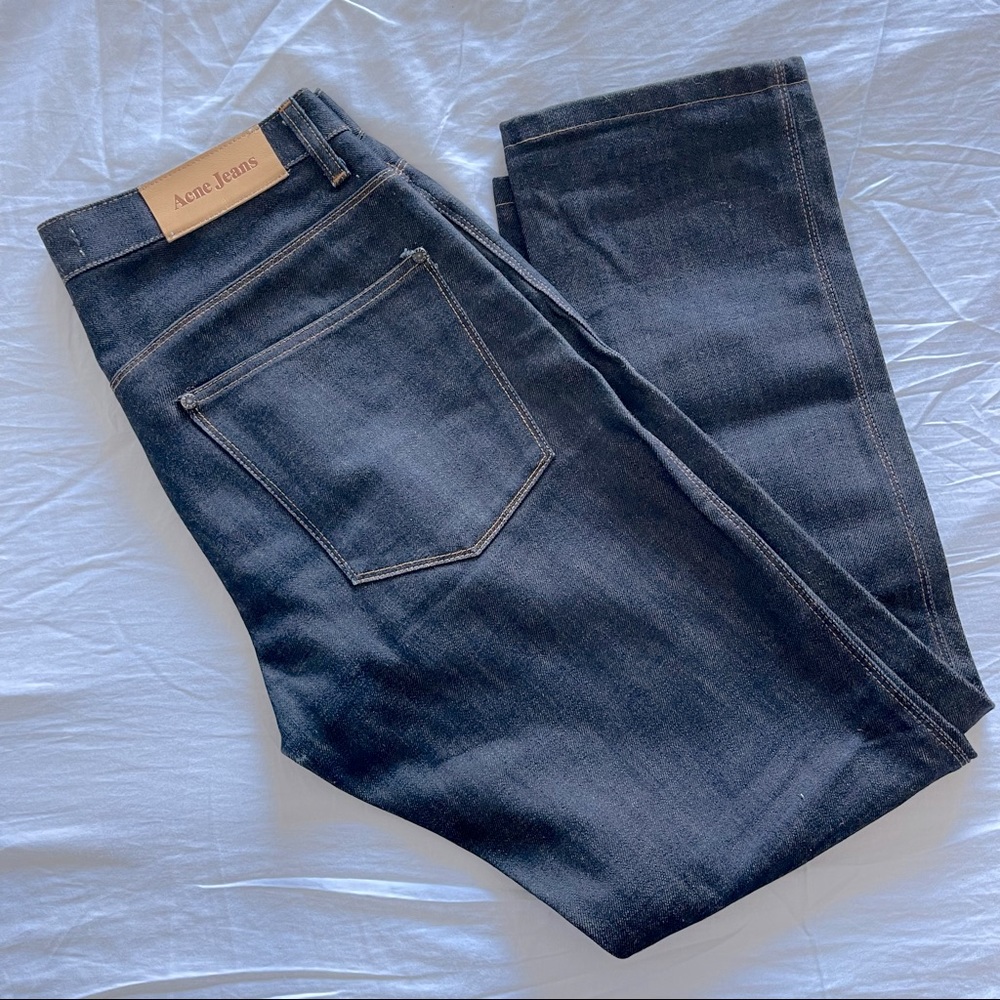 ACNE JEANS // Storlek straight leg jeans